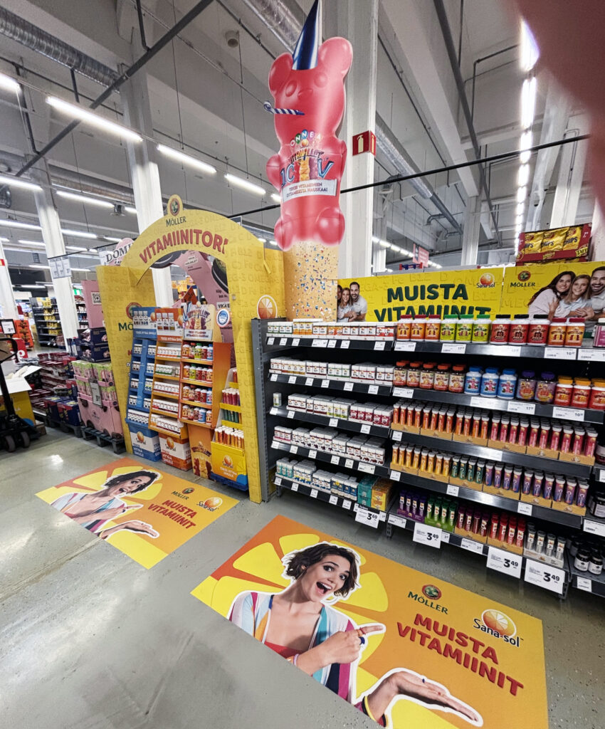 Myymälänäkyvyys, POS-materiaalit, näkyvyys, Plastcenter